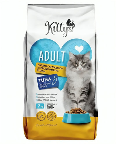 Kitty's Dry food for adult cats Tuna 7kg