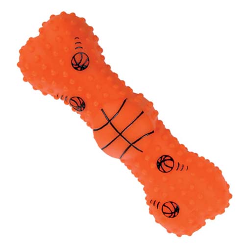 Zolux Rubber Bone-Shaped Basketball Toy 15cm