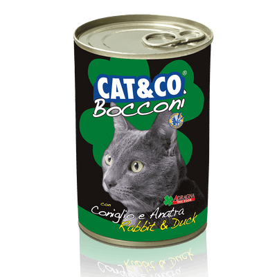 Cat&Co Cat Duck and Rabbit Chunks in Gravy 400g