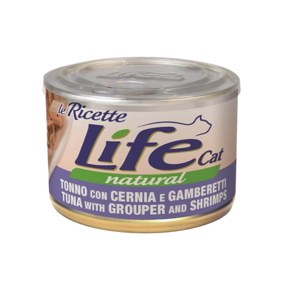 Life Cat Tuna & Grouper with Shrimps 150g