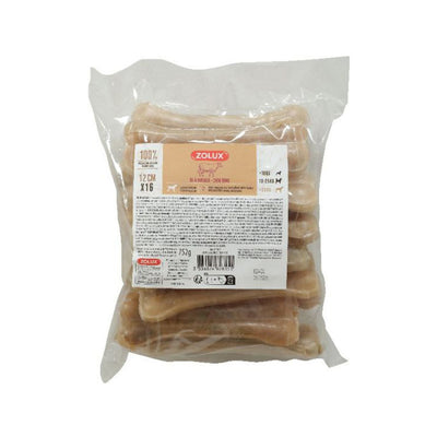 Zolux Rawhide Bones Treat Pack of 16 (12cm)