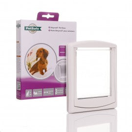 Staywell White 2-Way Pet Door (Max. 14cm shoulder width)