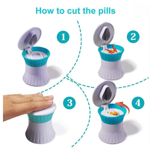3-in-1 Tablet Cutter and Crusher and Storage