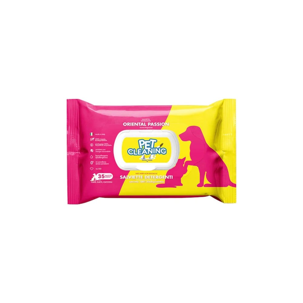 Pet Cleaning Wipes Oriental Passion 35 Wipes