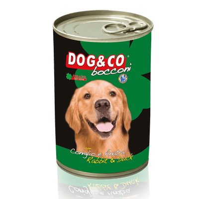 Dog&Co Dog Duck and Rabbit Chunks in Gravy 400g