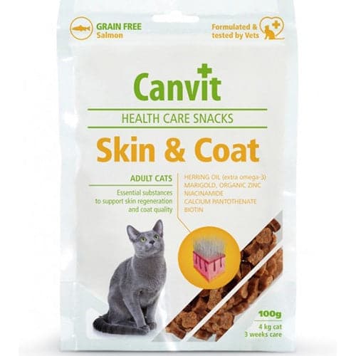 Canvit Cat Skin & Coat Salmon Treat 100g