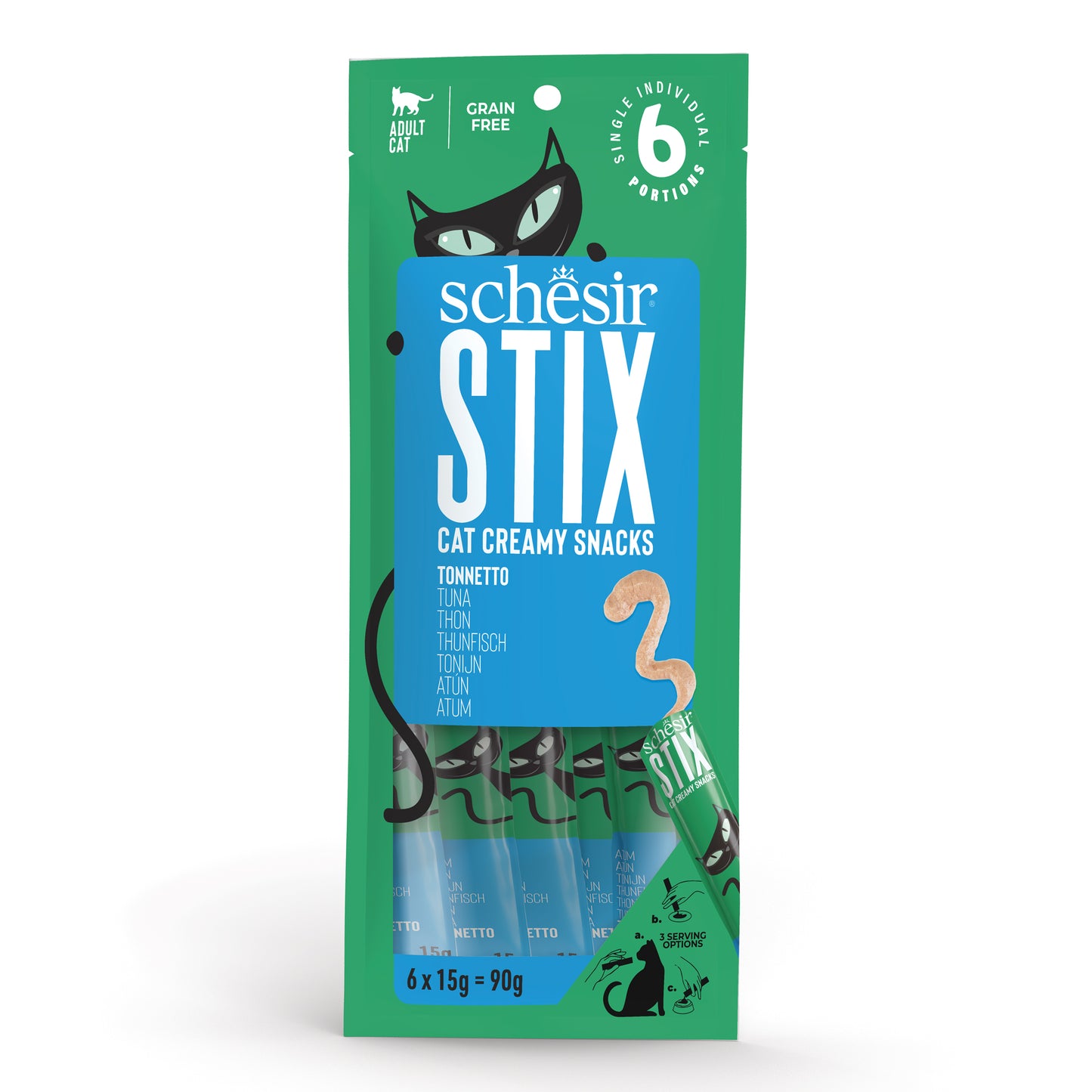 Schesir Stix Cat Tuna 6x15g