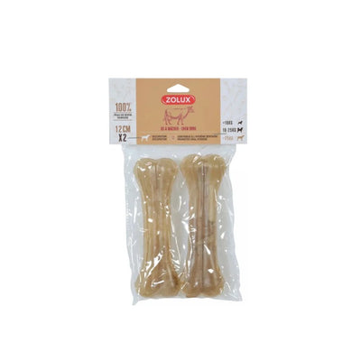 Zolux Rawhide Bone Treat Pack of 2 (12cm)