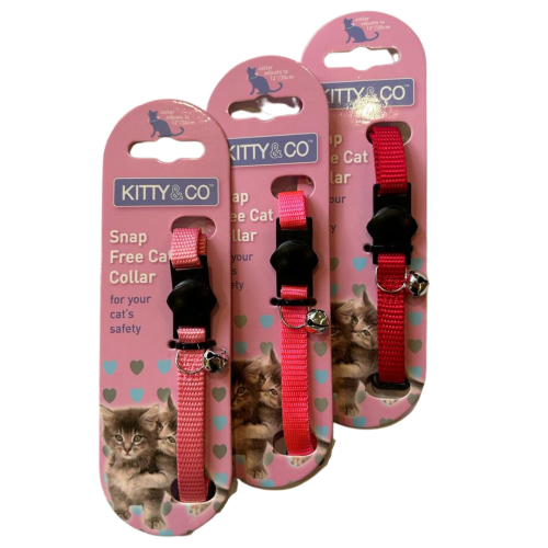 Kitty & Co Pink Cat Collar