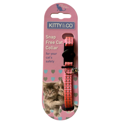 طوق قطة باللون الوردي/الفضي من Kitty &amp; Co