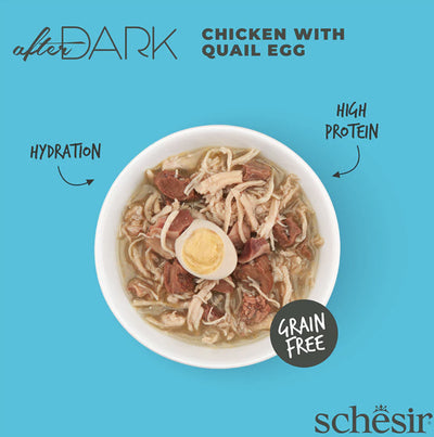 Schesir After Dark Complete Chicken & Quail Egg 80g