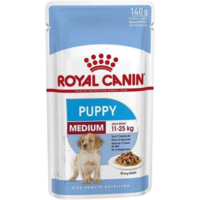 EXP MAY24 Royal Canin Medium Puppy 10 x 140g