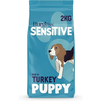 Burgess Sensitive Puppy Dog Food Turkey & Rice 2kg