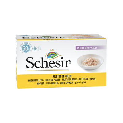 Schesir Cat Chicken Fillets & Rice 6 x 50g