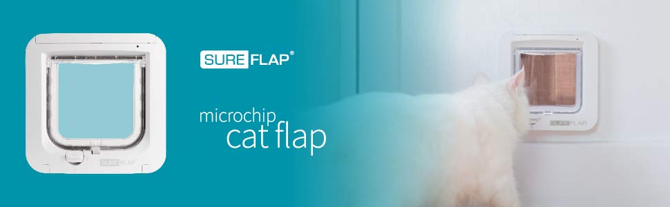 SureFlap Microchip Cat Door 14 x 12 cm White