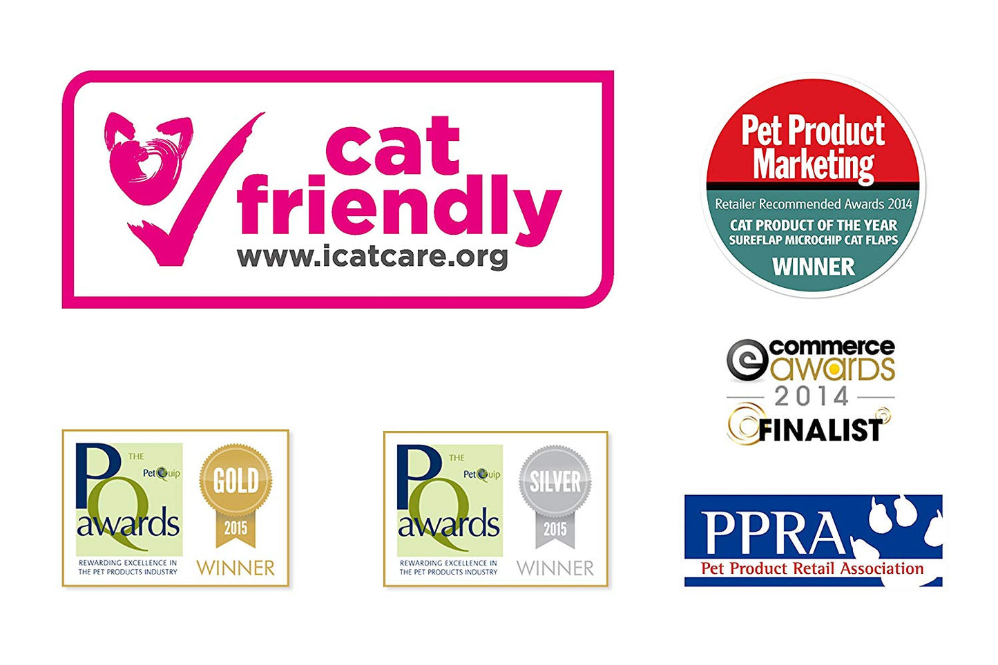 SureFlap Microchip Cat Door 14 x 12 cm White