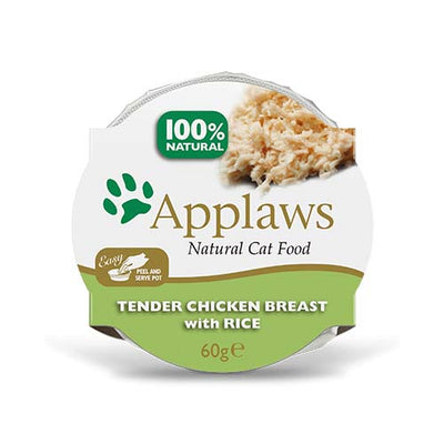 Applaws Cat Chicken & Rice 60g Pot