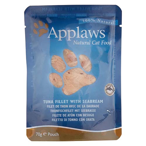 Applaws Cat Tuna & Seabream with Rice in 70g Pouch