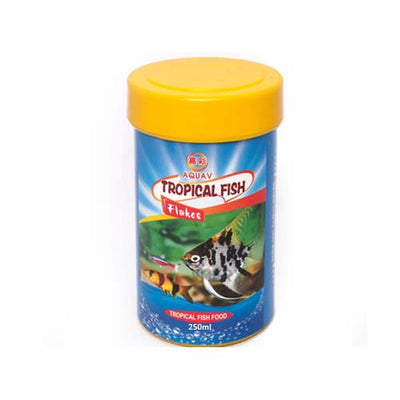 Aqua V Tropical Fish Flakes 250ml