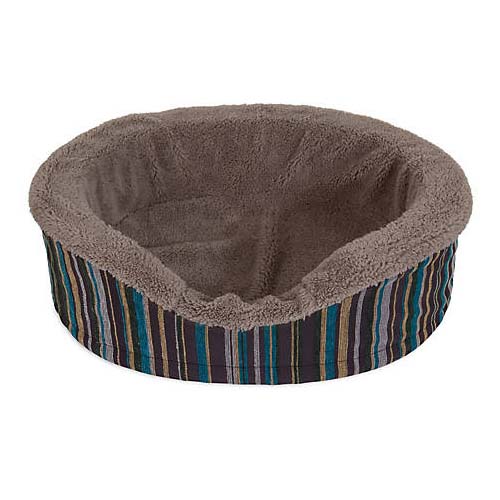 Aspen Pet Antimicrobial Deluxe Oval Foam Lounger Bed 45cm