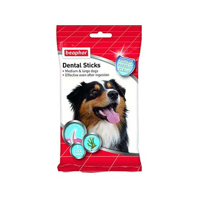 Beaphar Dental Sticks for Medium and Large dogs (7 pieces)