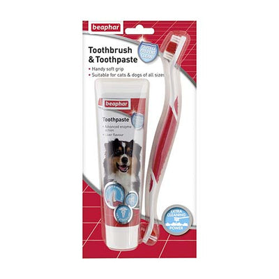 Beaphar Toothpaste & Toothbrush for Dogs 100g