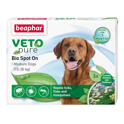 Beaphar Veto Pure Spot On for Medium Dogs