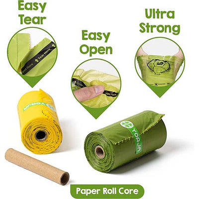 Biodegradable Dog Poop Bags 1 Roll of 24 bags