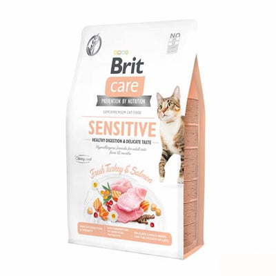 Brit Care Sensitive Cat Turkey & Salmon 2kg