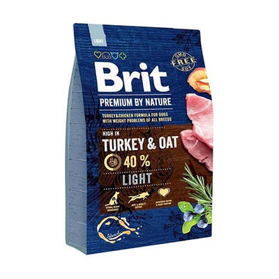 Brit Premium Dry Dog Food Turkey & Oat 3kg