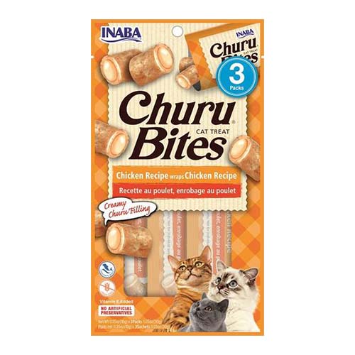 Churu Cat Chicken Bites Pack of 3 x 10g
