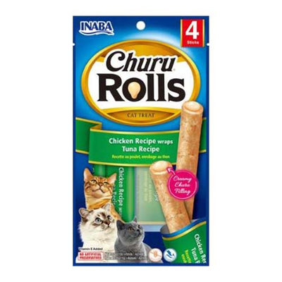 Churu Chicken Rolls for Cats Tuna 4 x 10g