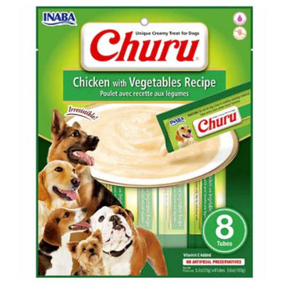 Churu Dog Chicken & Vegetables Recipe 8 x 20g