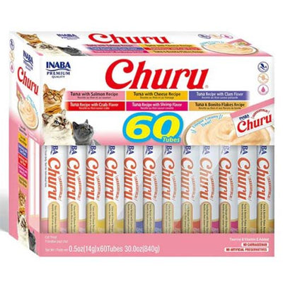 Churu Cat Tuna Puree Variety Pack 60 x 14g