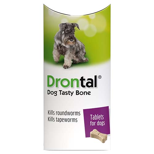 Drontal Dog Tasty Bone Worming - لكل قرص