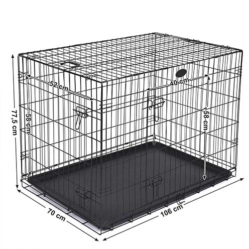 Feandrea Foldable Pet Crate