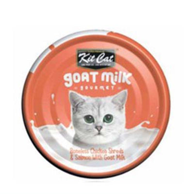 Kit Cat Chicken & Salmon with Goat Milk 70g