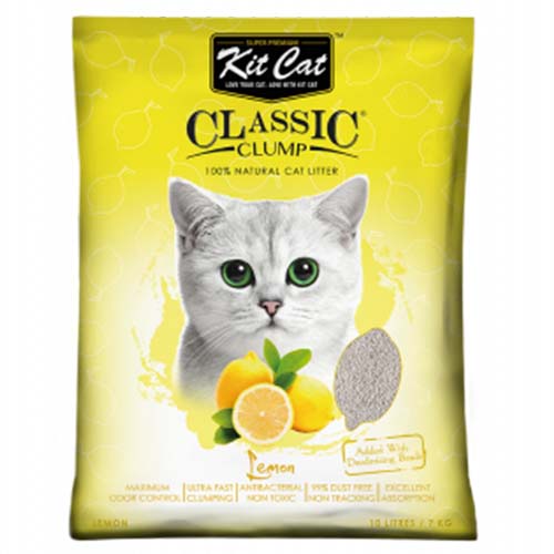 Kit Cat Classic Clump Lemon 10L