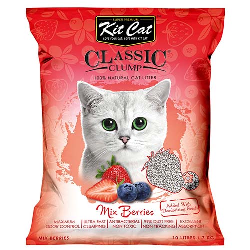 Kit Cat Classic Clump Mixed Berries 10L