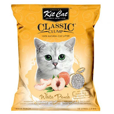 Kit Cat Classic Clump White Peach 10L