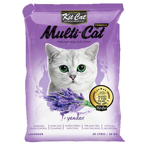 Kit Cat Multi-Cat Lavender 30L/20KG