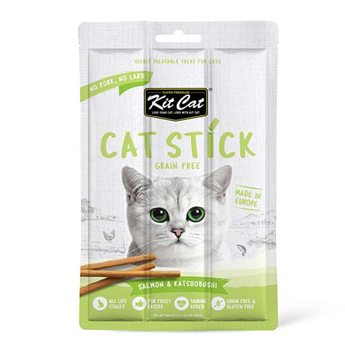 Kit Cat Salmon & Katsuobushi Treat Sticks 15g