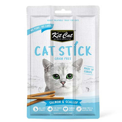 Kit Cat Salmon & Scallop Treat Sticks 15g