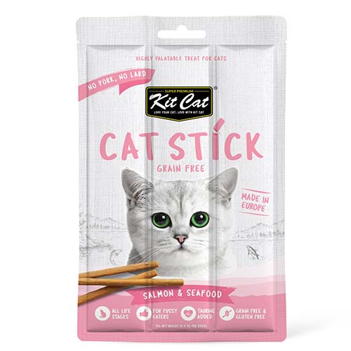 Kit Cat Salmon & Seafood Treat Sticks 15g