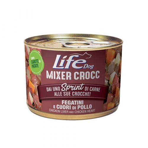 Life Dog Mixer Chicken Livers And Hearts With Carrots And Potatoes 150g