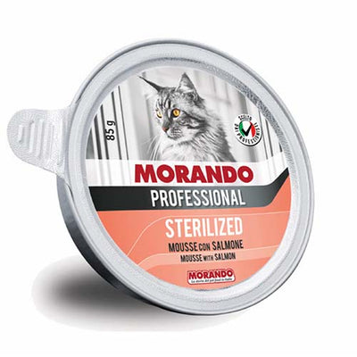 Morando Salmon Mousse 85g for Sterilised Cats