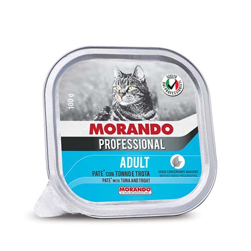 Morando Tuna & Trout Pate 100g for Cats