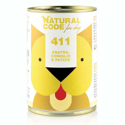 Natural Code Dog Duck, Rabbit & Potato 400g