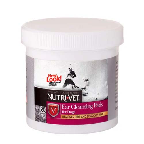 NutriVet Ear Cleansing Pads for Dogs (90 pads)