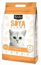 Peach Soya Clump Cat Litter 7Ltr